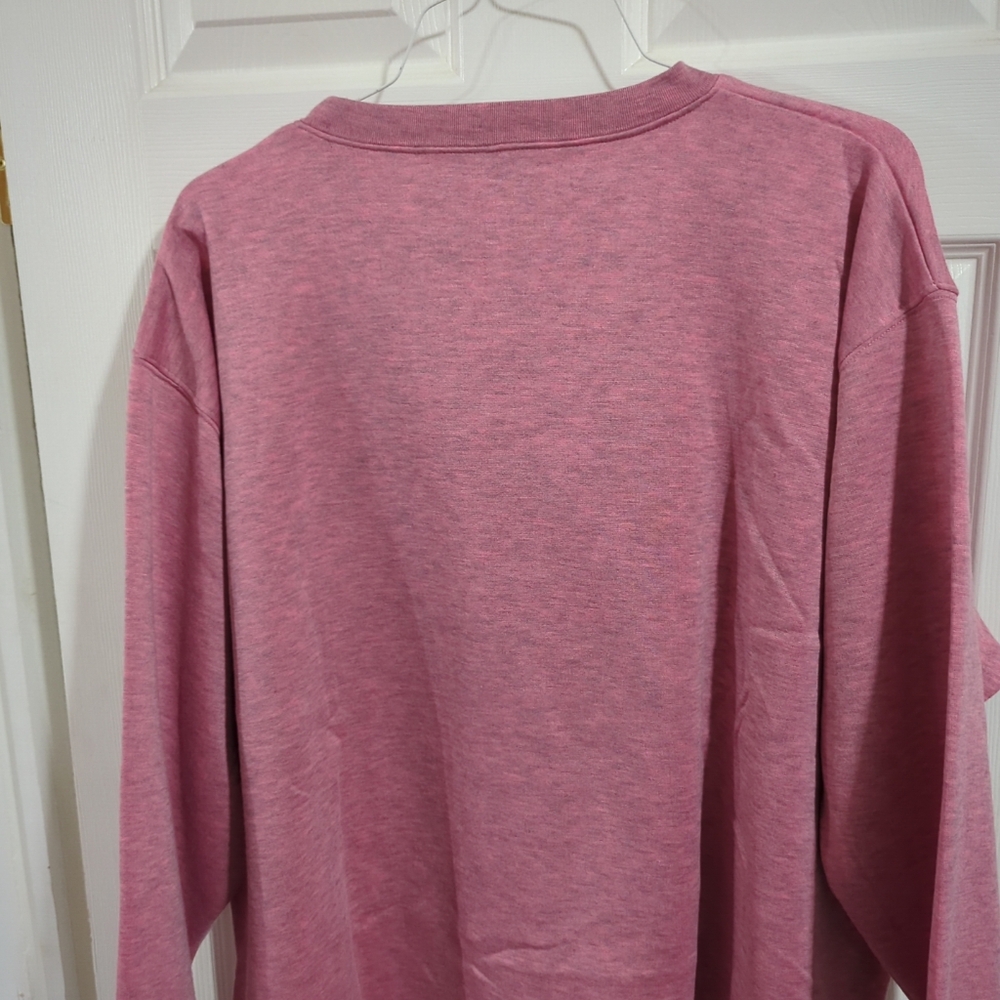 NWOT Jennifer Lauren Women’s Mingle Pink LS Knit Shirt Size 3X - Picture 5 of 11